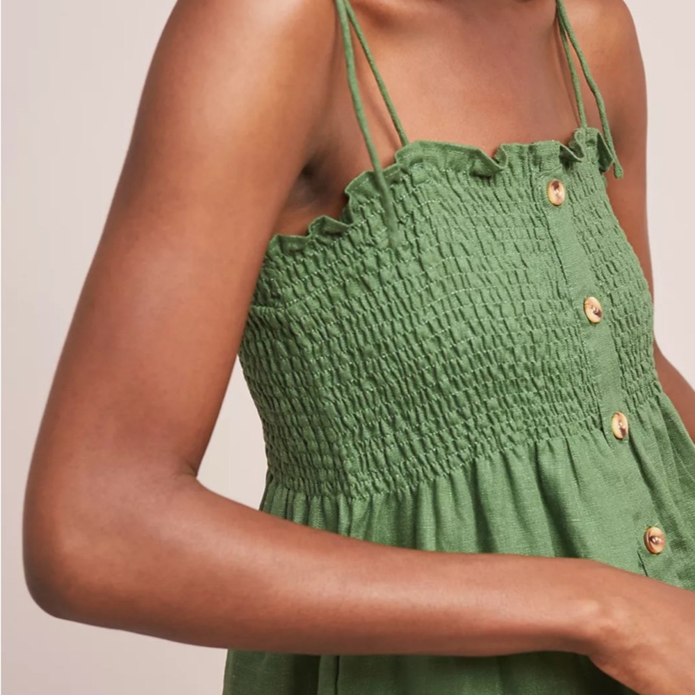 ANTHROPOLOGIE FAITHFULL THE BRAND MARISS LINEN DRESS